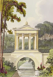 Most Świątynny, z „Repozytorium Sztuki” Ackermanna, 1822 r.